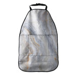 Grey Marble Print Car Seat Organizers