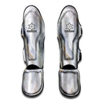 Grey Marble Print Muay Thai Shin Guard
