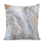 Grey Marble Print Pillow Cover