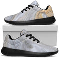 Grey Marble Print Walking Shoes