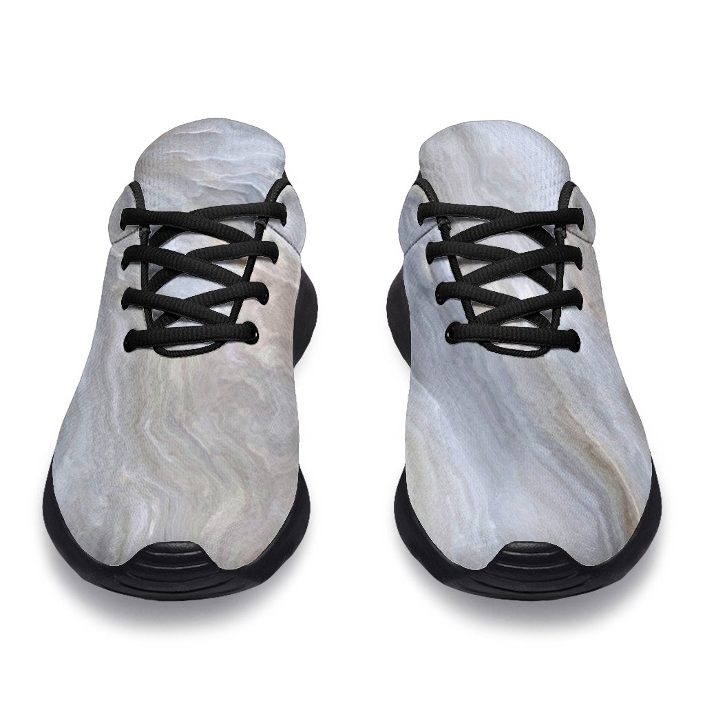 Grey Marble Print Sport Shoes GearFrost