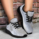 Grey Marble Print Sport Shoes GearFrost