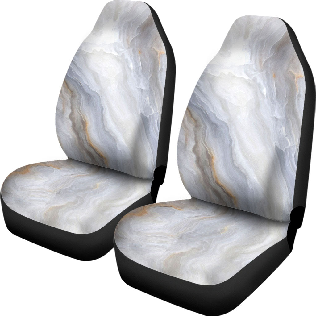 Grey Marble Print Universal Fit Car Seat Covers