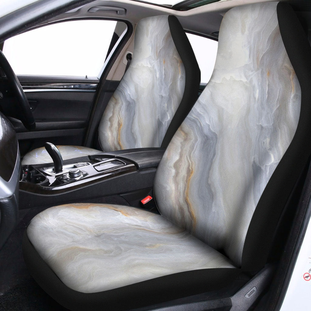 Grey Marble Print Universal Fit Car Seat Covers