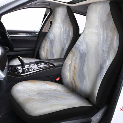 Grey Marble Print Universal Fit Car Seat Covers