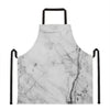 Grey Marble Stone Print Apron