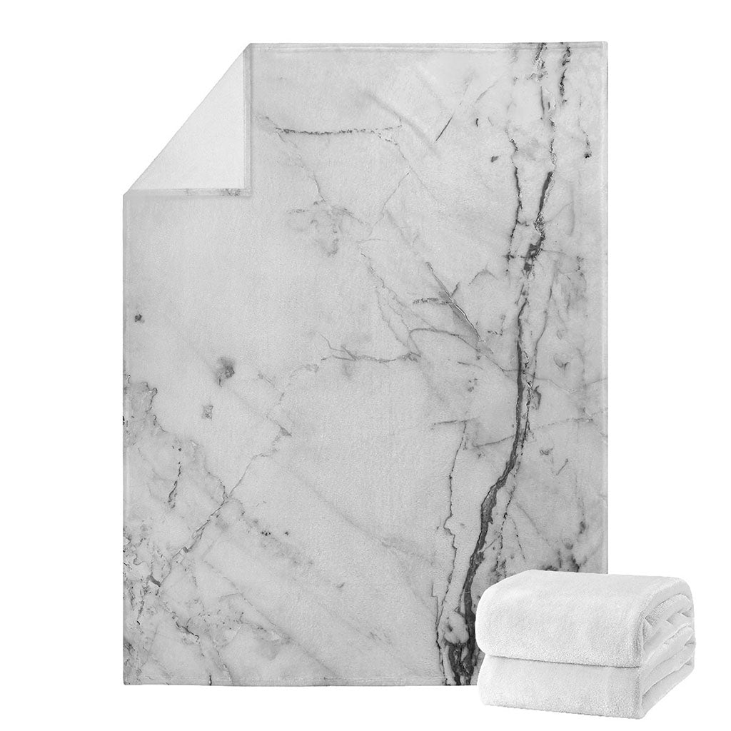 Grey Marble Stone Print Blanket