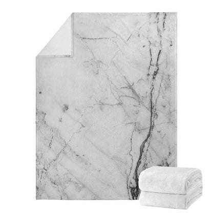 Grey Marble Stone Print Blanket