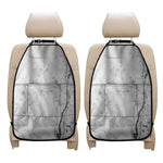 Grey Marble Stone Print Car Seat Organizers