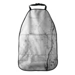 Grey Marble Stone Print Car Seat Organizers