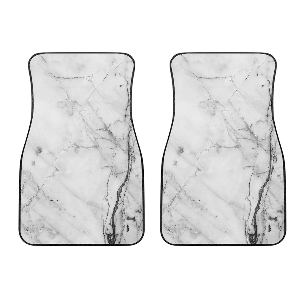 Grey Marble Stone Print Front Car Floor Mats