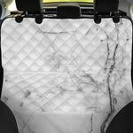 Grey Marble Stone Print Pet Car Back Seat Cover