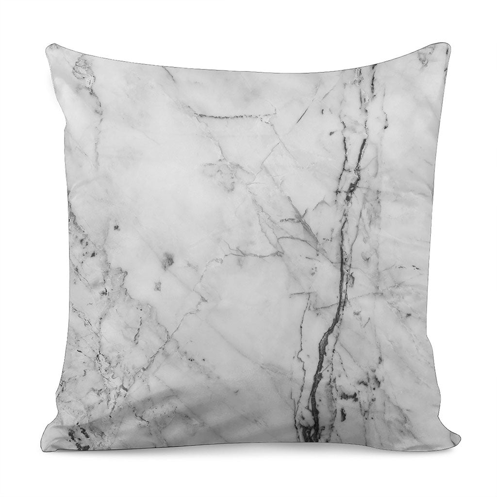 Grey Marble Stone Print Pillow Cover