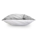 Grey Marble Stone Print Pillow Cover