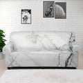 Grey Marble Stone Print Sofa Cover
