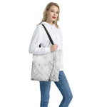 Grey Marble Stone Print Tote Bag