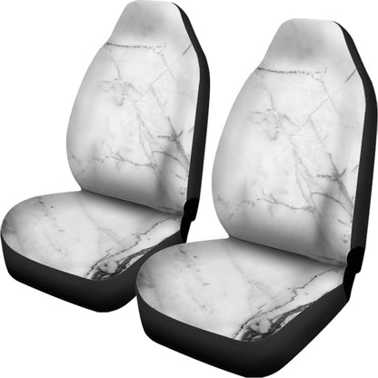 Grey Marble Stone Print Universal Fit Car Seat Covers