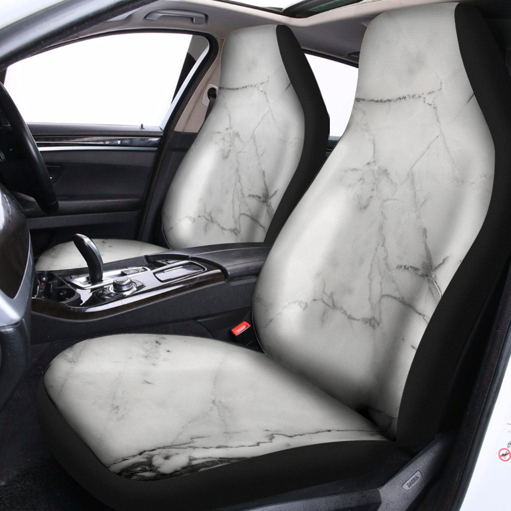 Grey Marble Stone Print Universal Fit Car Seat Covers