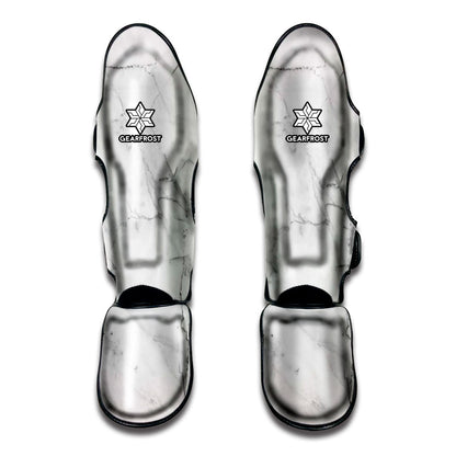 Grey Marble Texture Print Muay Thai Shin Guard
