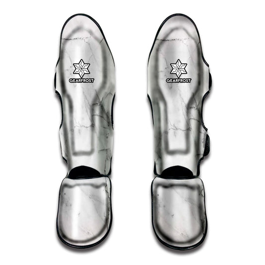 Grey Marble Texture Print Muay Thai Shin Guard
