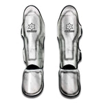 Grey Marble Texture Print Muay Thai Shin Guard