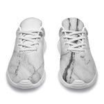 Grey Marble Texture Print Sport Shoes GearFrost