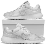 Grey Marble Texture Print Sport Shoes GearFrost