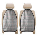 Grey Prince of Wales Check Print Car Seat Organizers