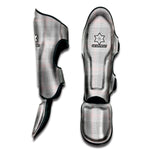 Grey Prince of Wales Check Print Muay Thai Shin Guard