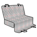 Grey Prince of Wales Check Print Pet Car Back Seat Cover