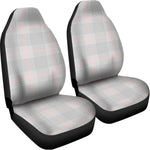 Grey Prince of Wales Check Print Universal Fit Car Seat Covers