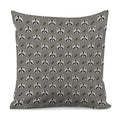Grey Raccoon Pattern Print Pillow Cover