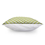 Grey Striped Alien Pattern Print Pillow Cover