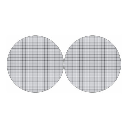 Grey Tattersall Pattern Print Car Coasters