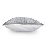 Grey Tattersall Pattern Print Pillow Cover