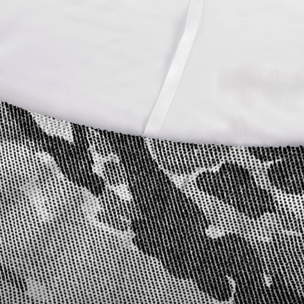 Grey Tiger Stripe Camouflage Print Sofa Cover