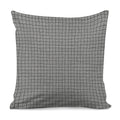 Grey Windowpane Pattern Print Pillow Cover
