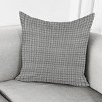 Grey Windowpane Pattern Print Pillow Cover