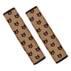 Grizzly Bear Pattern Print Car Seat Belt Covers