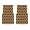 Grizzly Bear Pattern Print Front Car Floor Mats