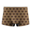 Grizzly Bear Pattern Print Men's Boxer Briefs