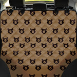 Grizzly Bear Pattern Print Pet Car Back Seat Cover