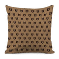 Grizzly Bear Pattern Print Pillow Cover
