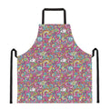 Groovy Girly Peace Pattern Print Apron