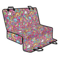 Groovy Girly Peace Pattern Print Pet Car Back Seat Cover