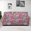 Groovy Girly Peace Pattern Print Sofa Cover