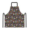 Groovy Hippie Peace Pattern Print Apron