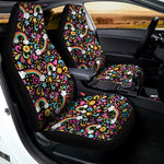 Groovy Hippie Peace Pattern Print Universal Fit Car Seat Covers