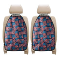Grunge American Flag Pattern Print Car Seat Organizers