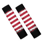 Grunge American Flag Print Car Seat Belt Covers